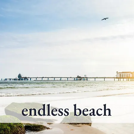 Hunde Ohne Aufpreis - Hagemeister - Auch Im Winter Toll! Sauna Im Haus - 6 Min Zum - 2 Ueberdachte Balkone Mit Strandkoerben Apartament Sellin (Rugen)