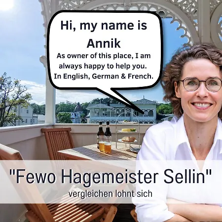 Hunde Ohne Aufpreis - Hagemeister - Auch Im Winter Toll! Sauna Im Haus - 6 Min Zum - 2 Ueberdachte Balkone Mit Strandkoerben Apartament