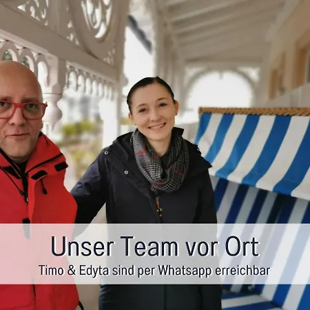 Hunde Ohne Aufpreis - Hagemeister - Auch Im Winter Toll! Sauna Im Haus - 6 Min Zum - 2 Ueberdachte Balkone Mit Strandkoerben * Sellin (Rugen)