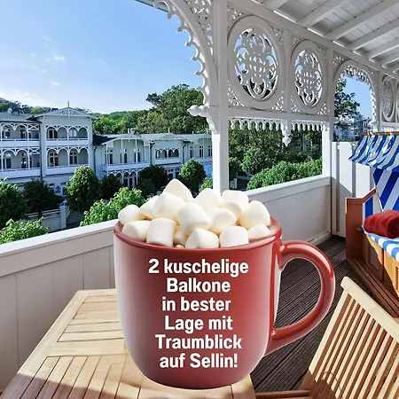 Apartament Hunde Ohne Aufpreis - Hagemeister - Auch Im Winter Toll! Sauna Im Haus - 6 Min Zum - 2 Ueberdachte Balkone Mit Strandkoerben *