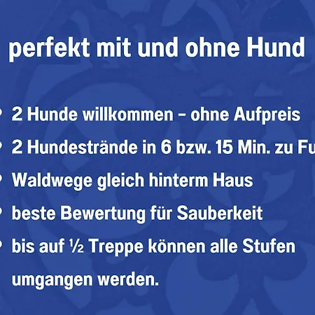 Lejlighed Hunde Ohne Aufpreis - Hagemeister - Sauna Im Haus - 6 Min Zum - 2 Traumbalkone - Privatparkplatz