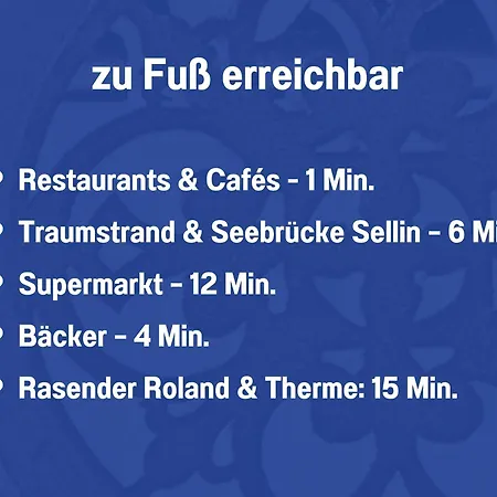 Hunde Ohne Aufpreis - Hagemeister - Sauna Im Haus - 6 Min Zum - 2 Traumbalkone - Privatparkplatz Sellin (Rugen)