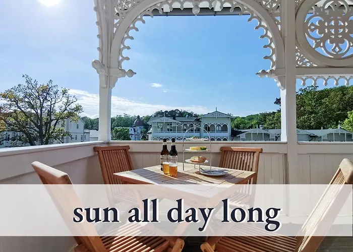 Hunde Ohne Aufpreis - Fewo Hagemeister Sellin - Sauna Im Haus - 6 Min Zum Strand - 2 Traumbalkone - Privatparkplatz 아파트 Sellin (Rugen)