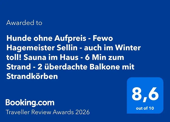 Hunde Ohne Aufpreis - Fewo Hagemeister Sellin - Sauna Im Haus - 6 Min Zum Strand - 2 Traumbalkone - Privatparkplatz