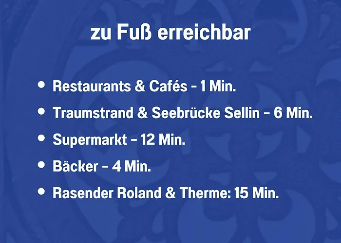 Hunde Ohne Aufpreis - Fewo Hagemeister Sellin - Sauna Im Haus - 6 Min Zum Strand - 2 Traumbalkone - Privatparkplatz Sellin (Rugen)
